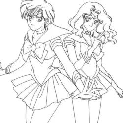 Sailor Moon para imprimir e colorir