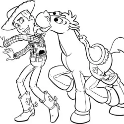 Toy Story para imprimir e colorir