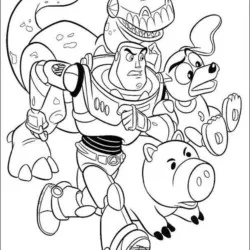 Toy Story para imprimir e colorir