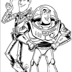 Toy Story para imprimir e colorir
