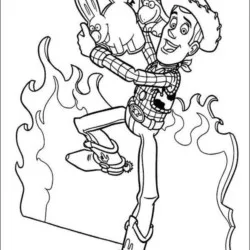 Toy Story para imprimir e colorir