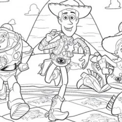 Toy Story para imprimir e colorir