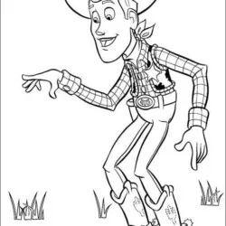 Toy Story para imprimir e colorir