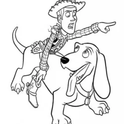 Toy Story para imprimir e colorir