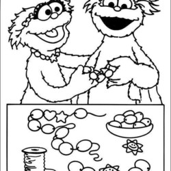 Desenhos de Cookie Monster para Imprimir e Colorir