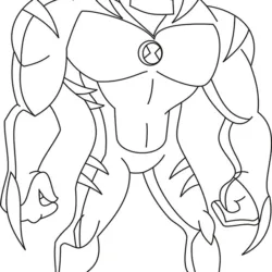 Ben 10 para imprimir e colorir