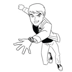 Ben 10 para imprimir e colorir