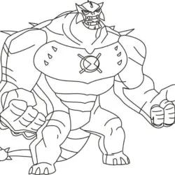 Ben 10 para imprimir e colorir