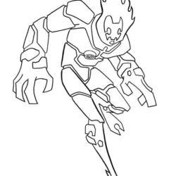 Ben 10 para imprimir e colorir
