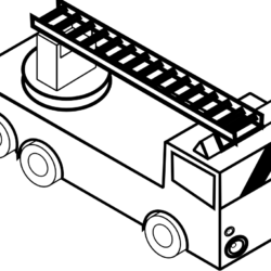 Desenhos para colorir de desenho de bombeiros lutando contra o incêndio na  floresta para colorir 