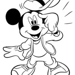 Mickey para imprimir e colorir