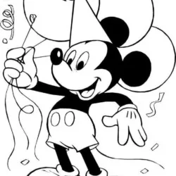 Mickey para imprimir e colorir