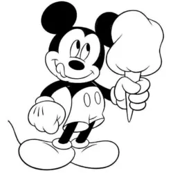 Mickey para imprimir e colorir
