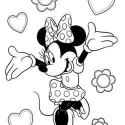 Minnie (Minie) para imprimir e colorir