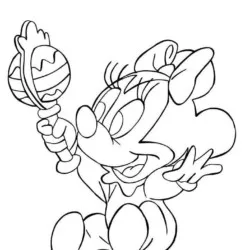 Minnie (Minie) para imprimir e colorir