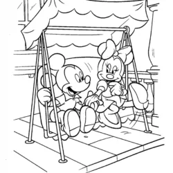 Minnie (Minie) para imprimir e colorir