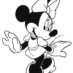 Minnie (Minie) para imprimir e colorir
