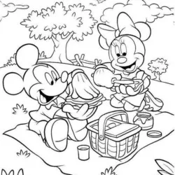 Minnie (Minie) para imprimir e colorir