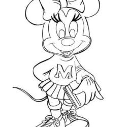 Minnie (Minie) para imprimir e colorir