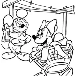 Minnie (Minie) para imprimir e colorir