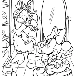 Minnie (Minie) para imprimir e colorir