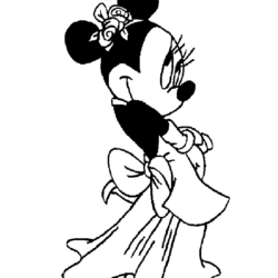 Minnie para Colorir : 50 desenhos para imprimir