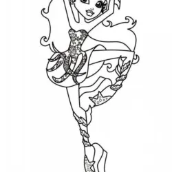 Monster High para imprimir e colorir