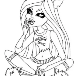 Monster High para imprimir e colorir