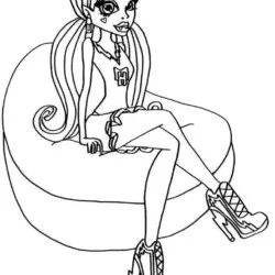 Monster High para imprimir e colorir