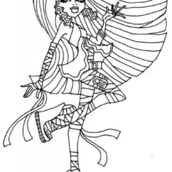 Monster High para imprimir e colorir