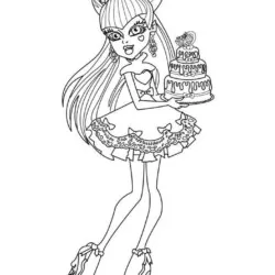 Monster High para imprimir e colorir