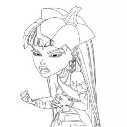 Monster High para imprimir e colorir