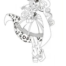 Monster High para imprimir e colorir