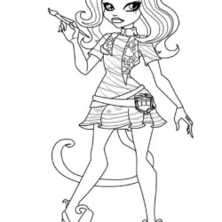 Monster High para imprimir e colorir