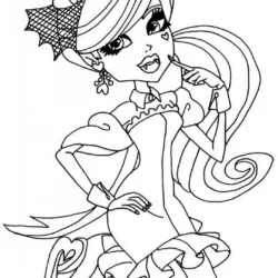 Monster High para imprimir e colorir