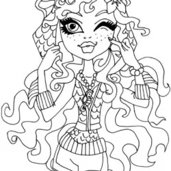 Monster High para imprimir e colorir