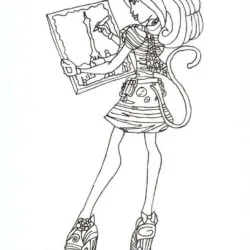 Monster High para imprimir e colorir