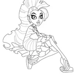 Monster High para imprimir e colorir