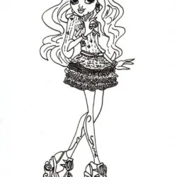 Monster High para imprimir e colorir