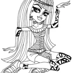 Monster High para imprimir e colorir