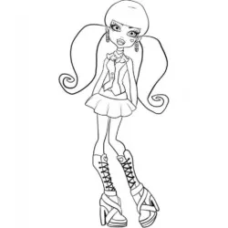 Monster High para imprimir e colorir