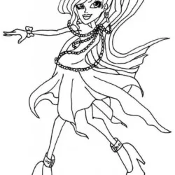 Monster High para imprimir e colorir