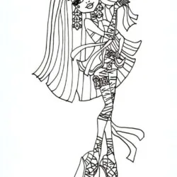 Monster High para imprimir e colorir