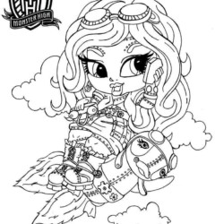 Desenhos para imprimir e colorir Monster High