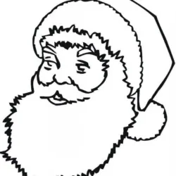Papai Noel para imprimir e colorir