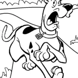 Scooby Doo para imprimir e colorir