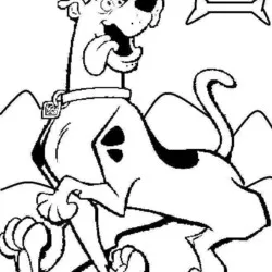 Scooby Doo para imprimir e colorir