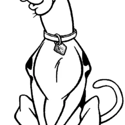 Scooby Doo para imprimir e colorir