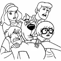 Scooby Doo para imprimir e colorir