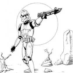 Star Wars para imprimir e colorir